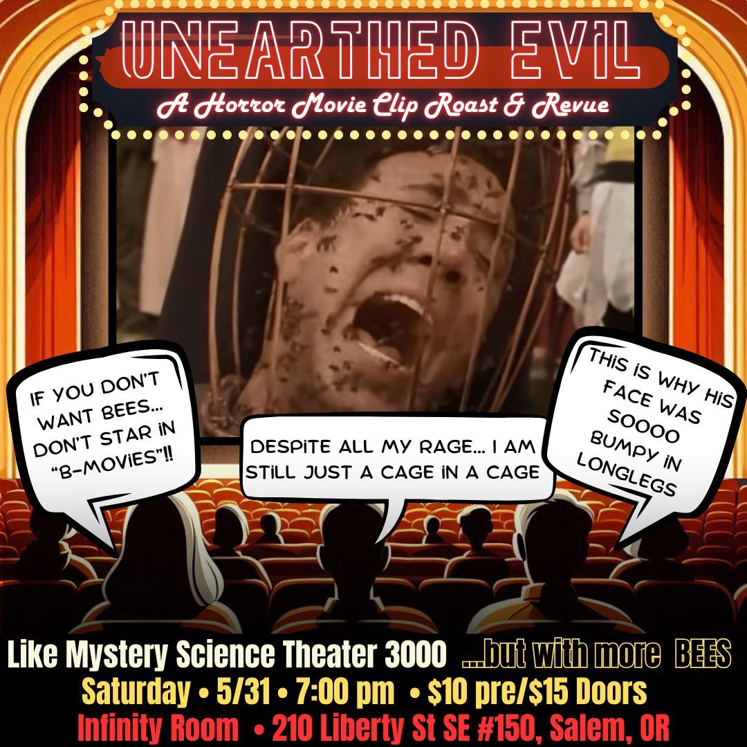 Halloween in Spring! Unearthed Evil - A Horror Movie Clip Roast & Revue at Infinity Room