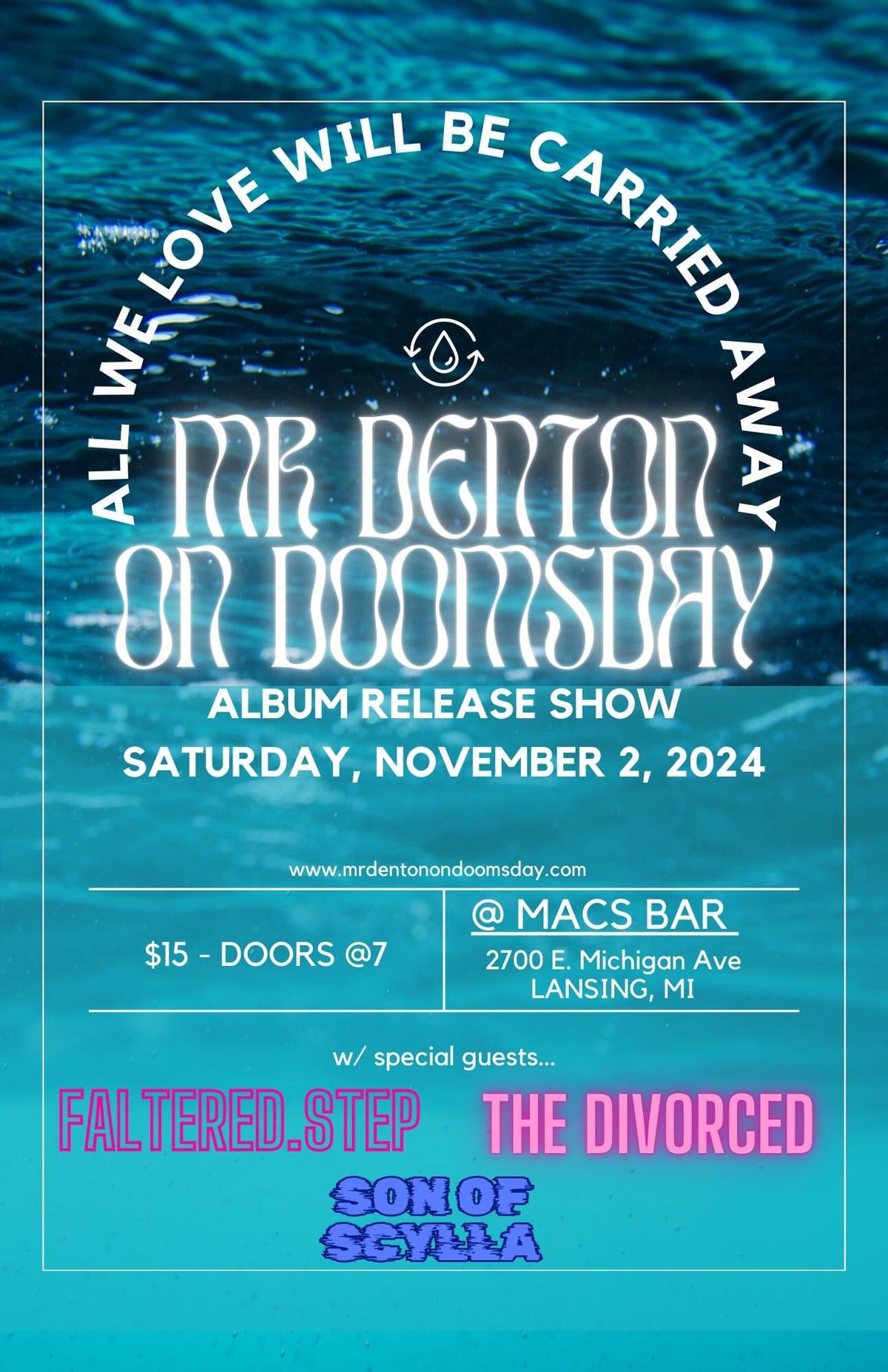 Mr Denton Album Release! \u201cAll we love will be carried away\u201d