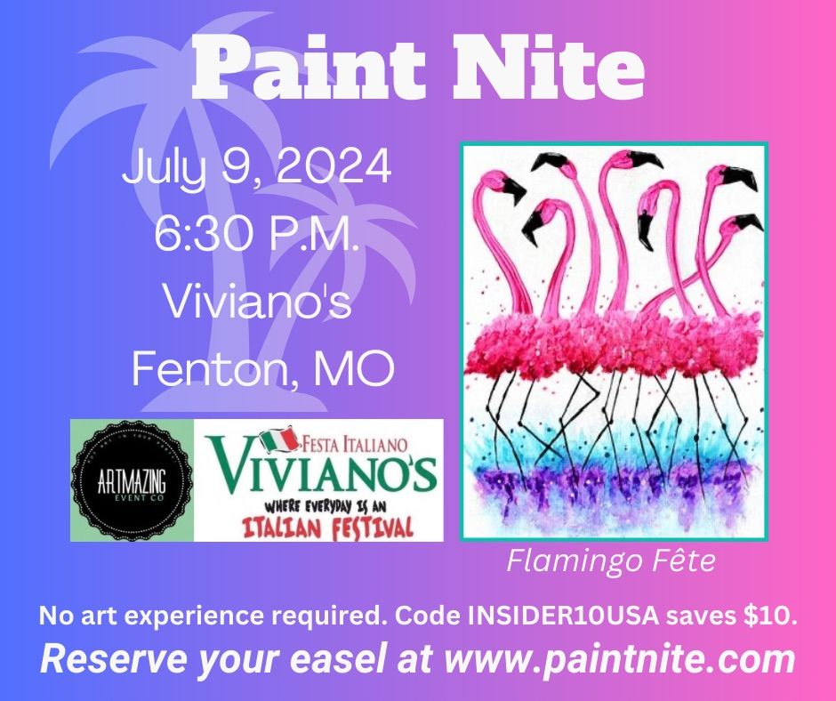 07\/09\/2024 Paint Nite at Viviano\u2019s in Fenton, MO