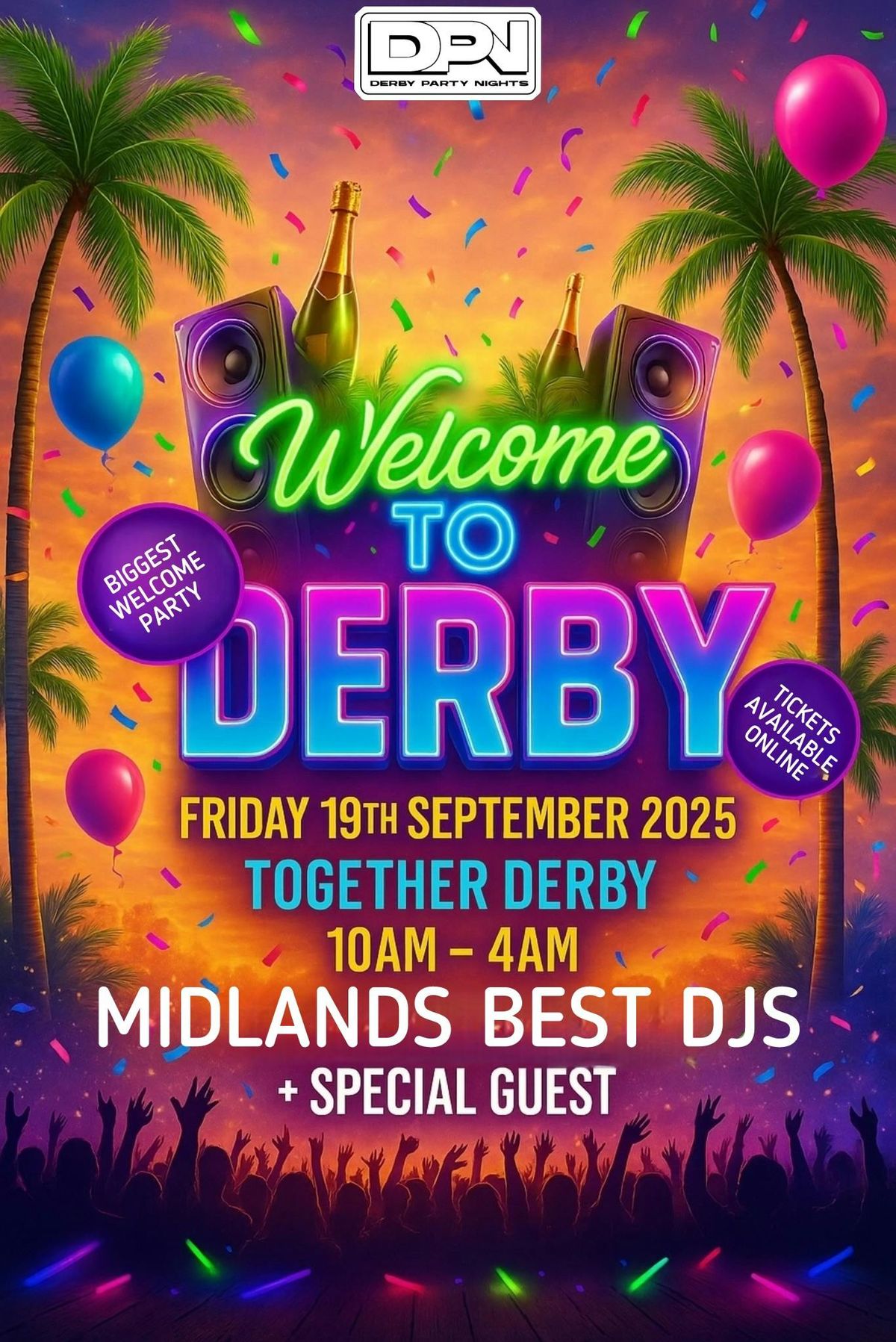 WELCOME TO DERBY - THE OFFICIAL WELCOME PARTY