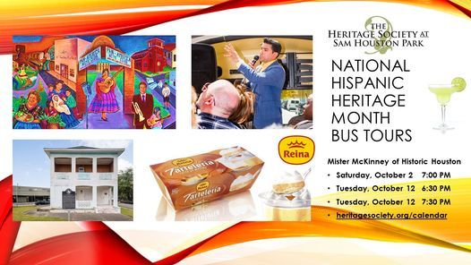 Houston History Bus Tours - Celebrate National Hispanic Heritage Month with Mister McKinney