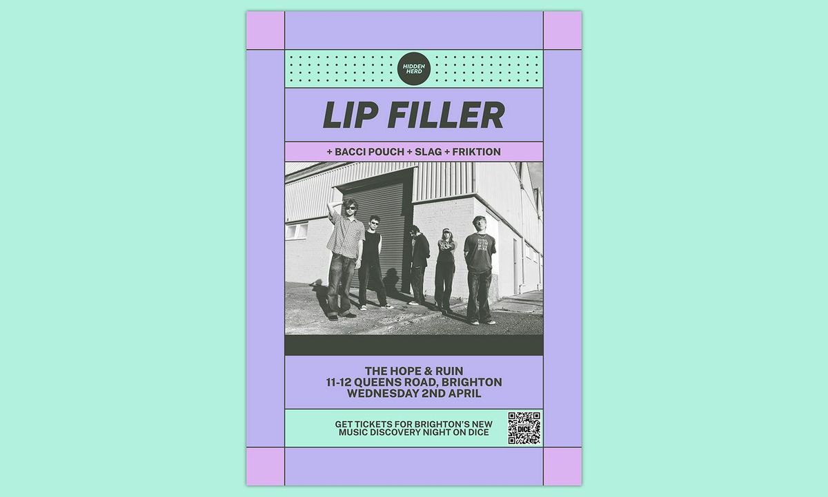 Hidden Herd Presents: Lip Filler + bacci pouch + Slag + Friktion