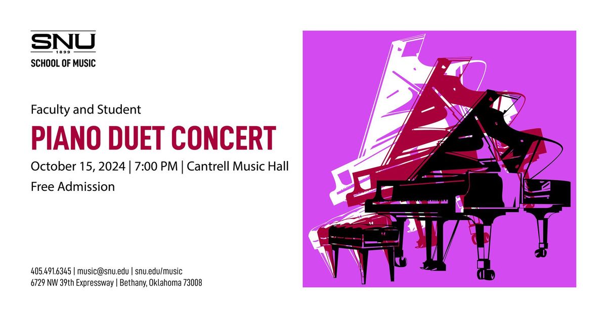 Faculty and Student Piano Duet Concert