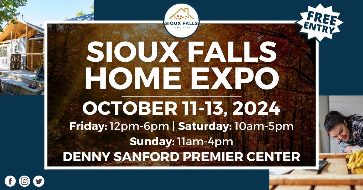 Sioux Falls Home Expo, October 11-13, 2024