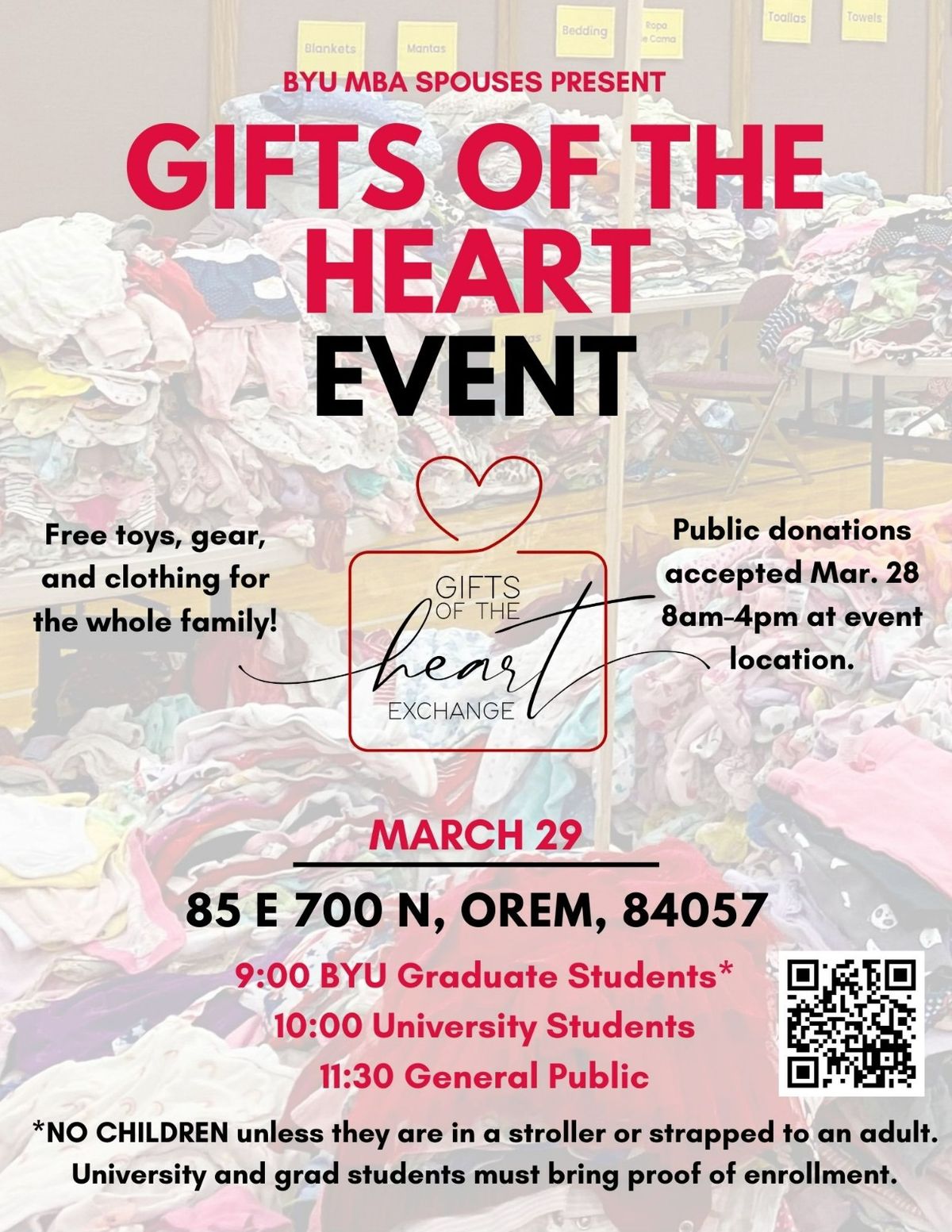 Gift of the Heart Exchange - FREE Clothes, Toys, Shoes, and More! 