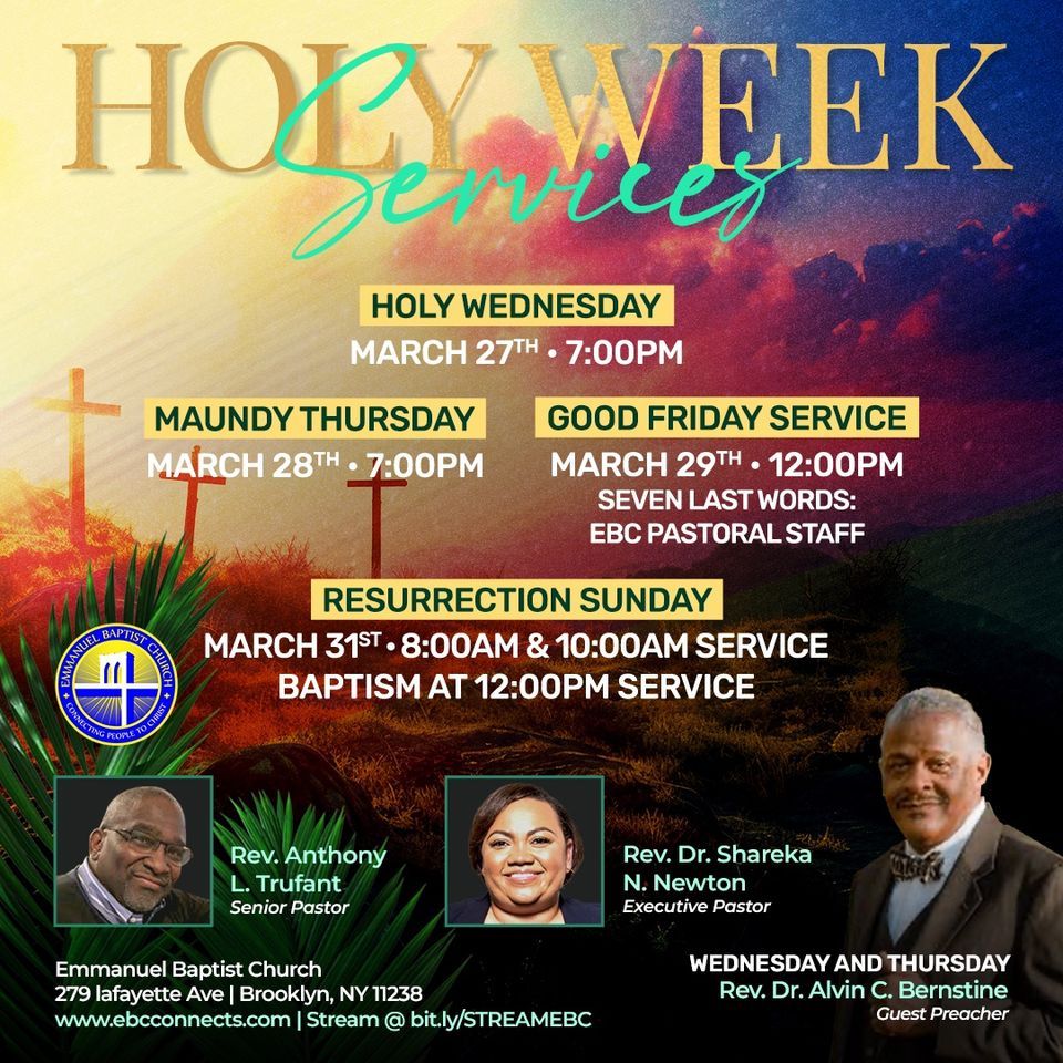 Holy Week Services: Good Friday