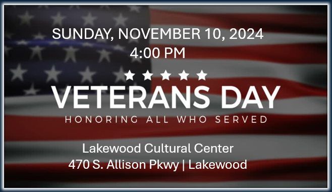 "Honoring All Who Served" a Veterans Day Concert