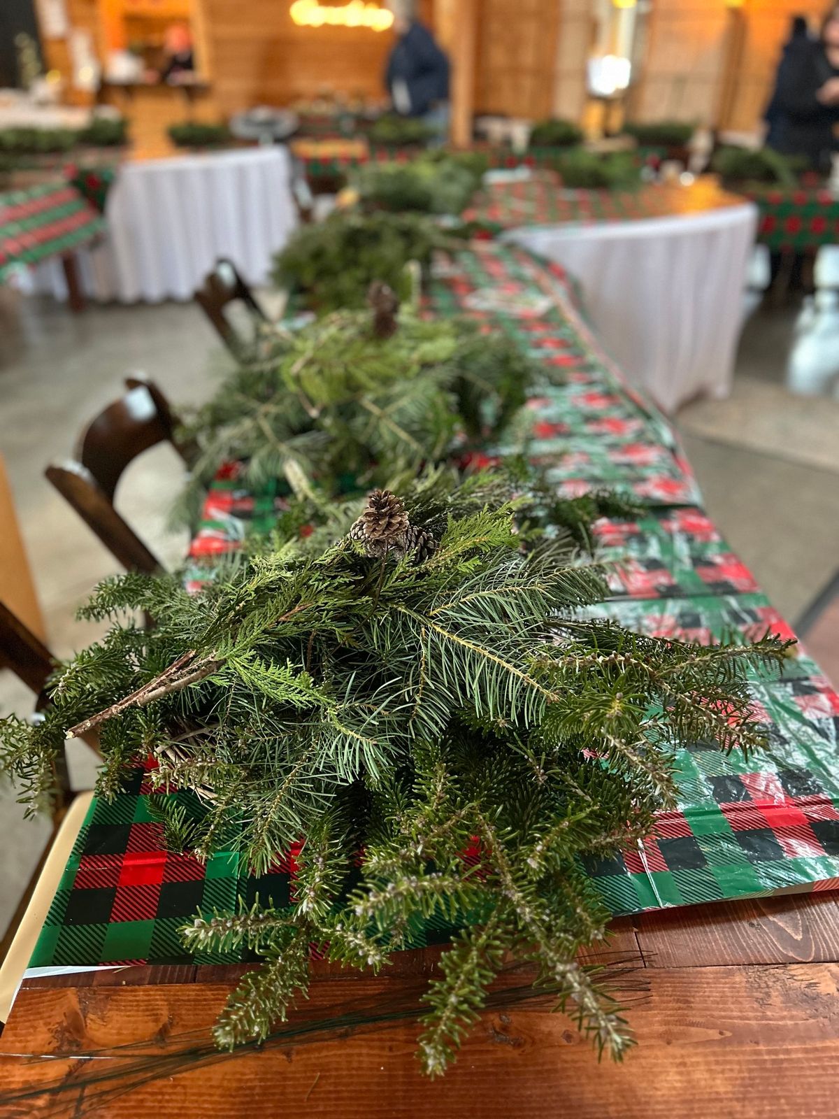 Wreath Making Workshop at Kin Loch's Barn