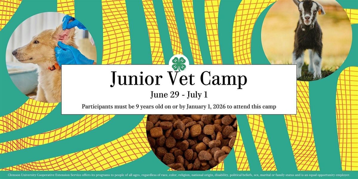 Greenville County Junior Vet Camp 2026