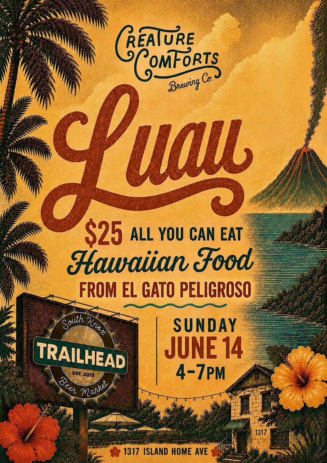 Creature Comforts presents: Gato Peligroso\/Trailhead summer luau 2026