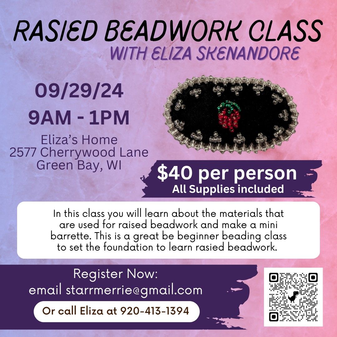 Beginner Raised Beadwork Class