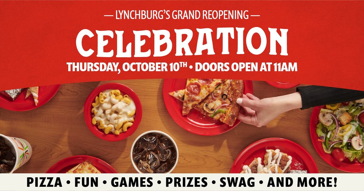 Lynchburg Cicis Grand Re-Opening Celebration!