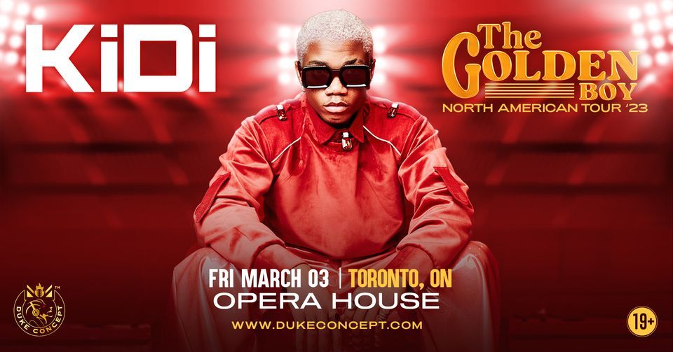 KiDi | The Golden Boy Tour - Toronto