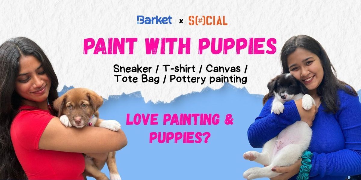 Paint with Puppies by Barket