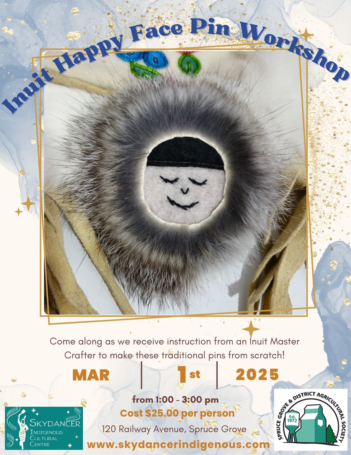 Inuit Happy Face Pin Workshop