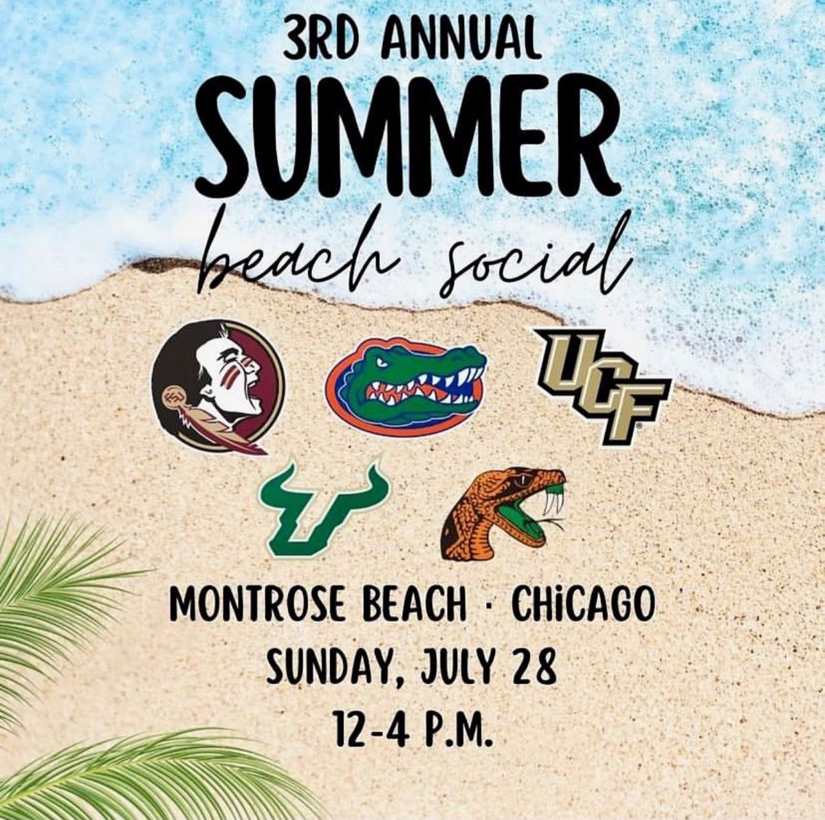 Summer Beach Social | Florida Schools \u2600\ufe0f