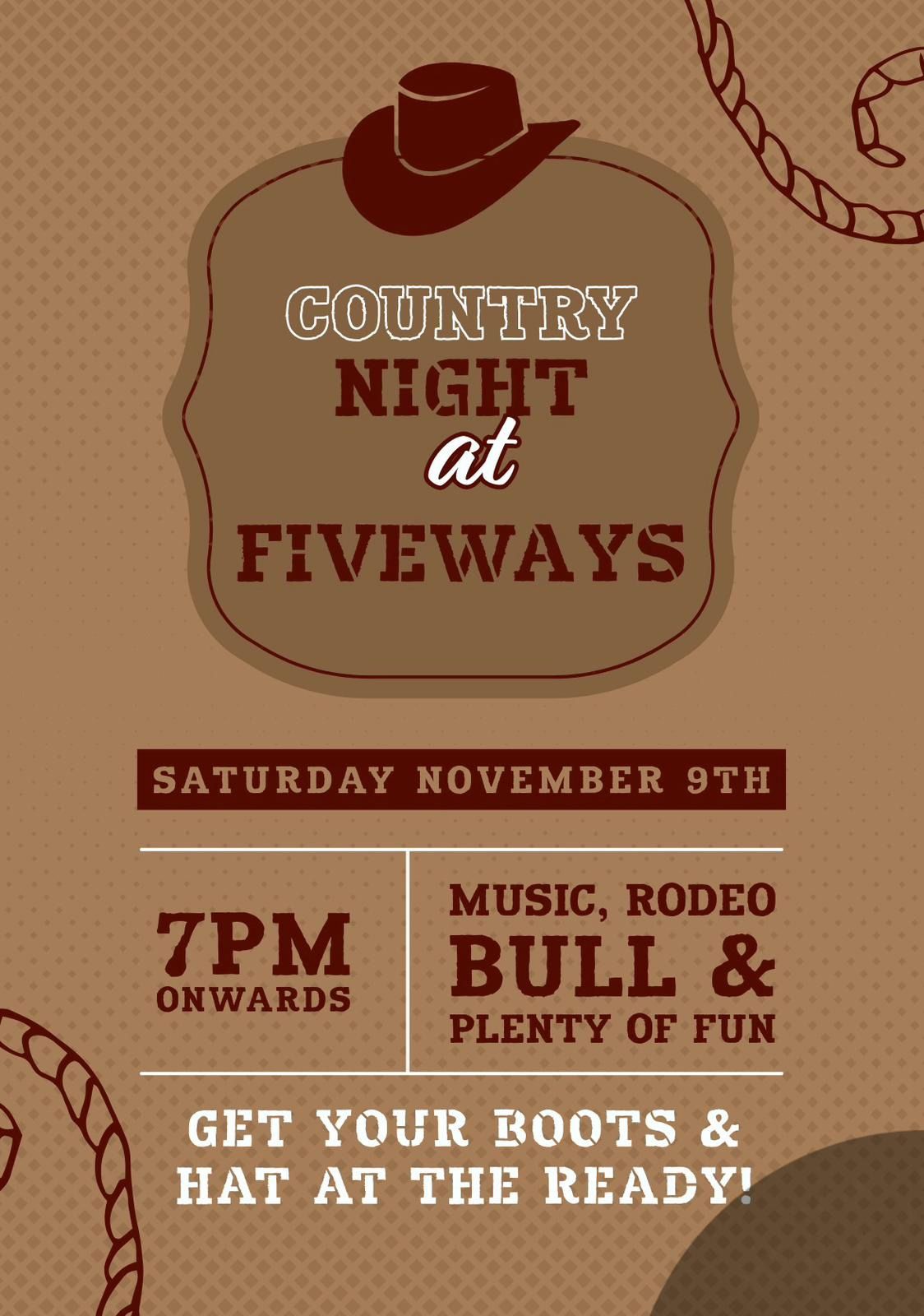 Country Night at Fiveways