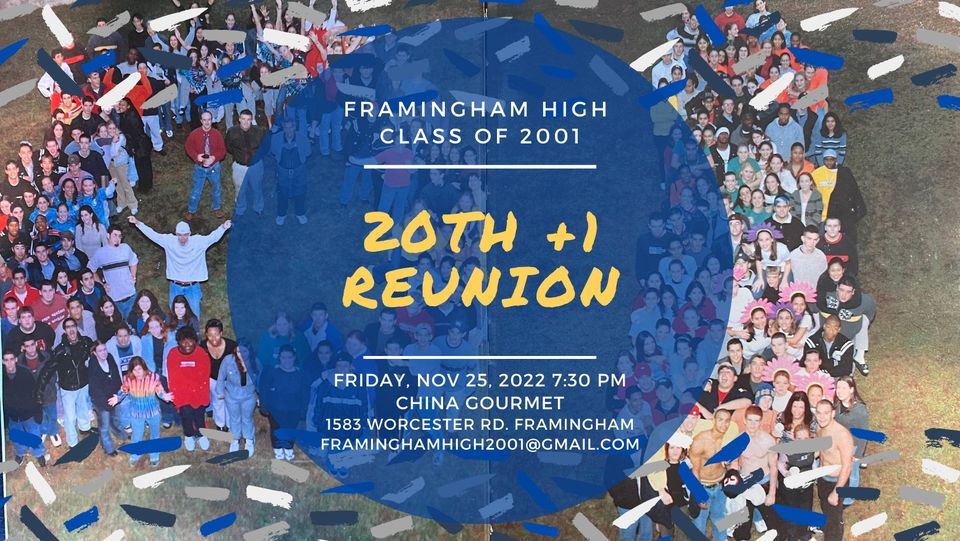 Framingham High School Class of 2001 20th+1 Reunion