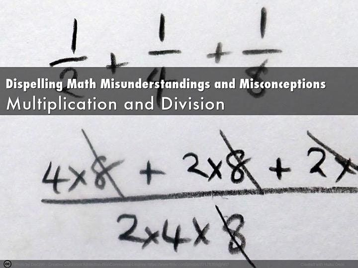Dispelling Math Misunderstandings: Multiplication and Division
