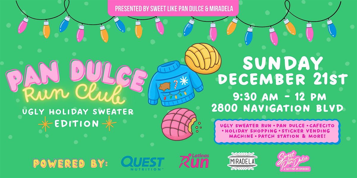 Pan Dulce Run Club - Ugly Holiday Sweater Edition
