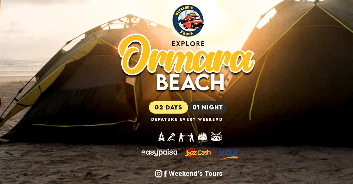 Ormara Beach - Night Camping - Bonfire & Movie Scene