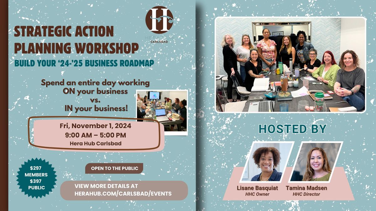 Strategic Action Planning Workshop - Build Your 14-Month Biz Roadmap