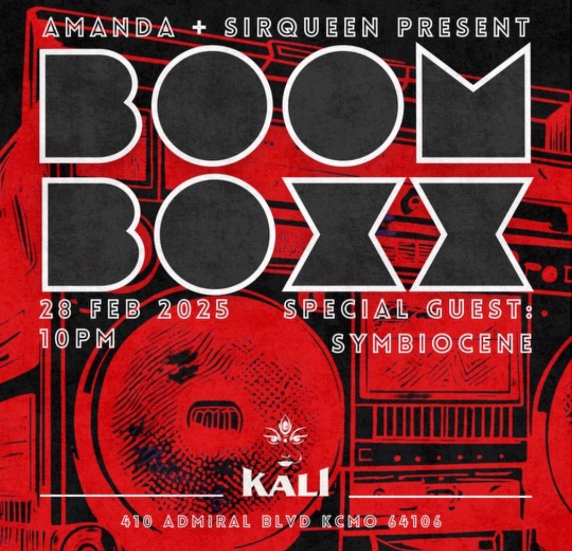 BOOM BOXX w\/ Amanda + SirQueen