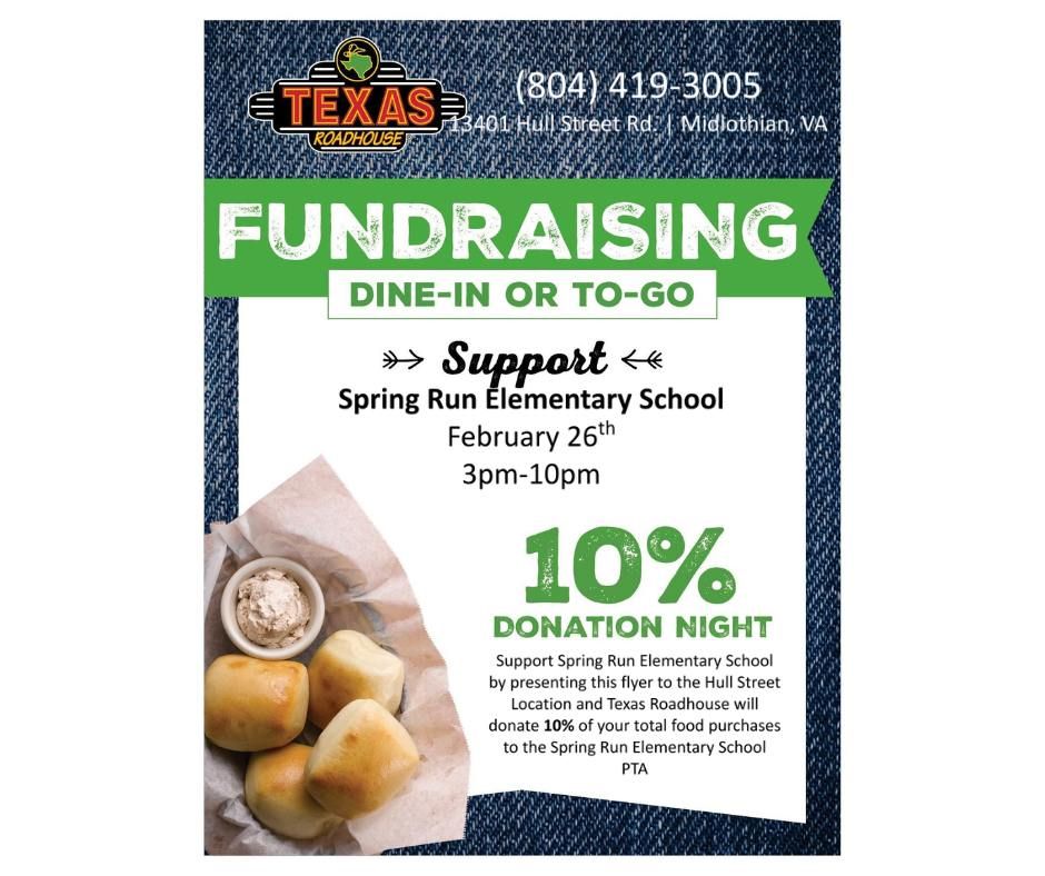 Spirit Night at Texas Roadhouse