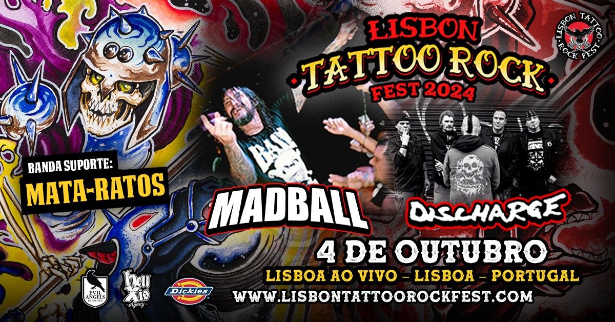 MADBALL + DISCHARGE + MATA RATOS @ LISBON TATTOO ROCK FEST 2024