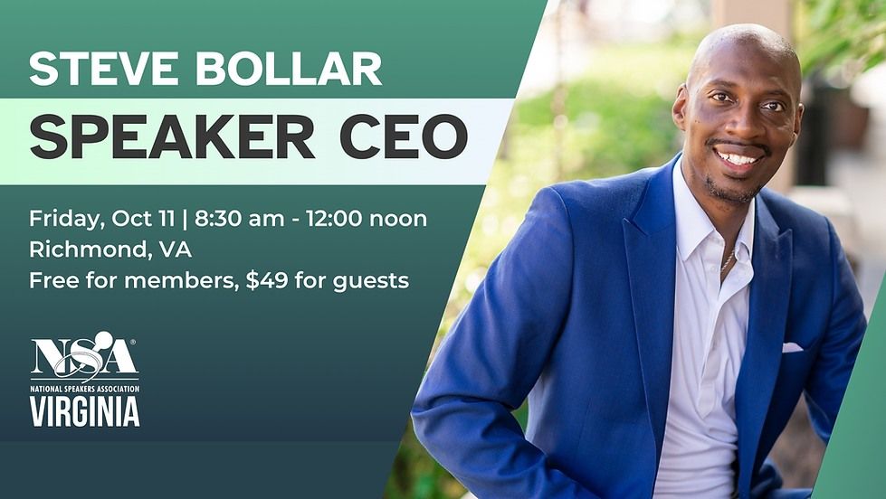 Steve Bollar: Speaker CEO