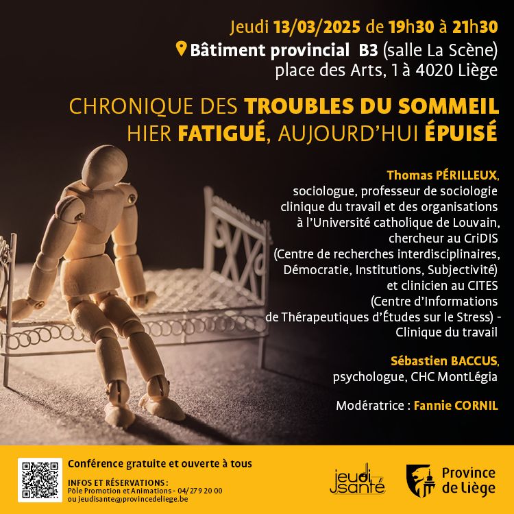 Chronique des troubles du sommeil : hier fatigu\u00e9, aujourd\u2019hui \u00e9puis\u00e9