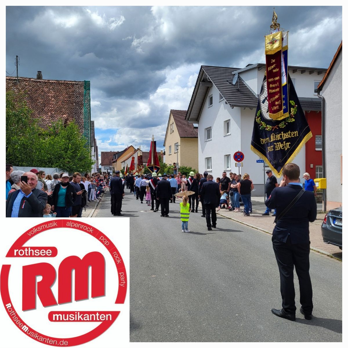 150 Jahre Freiwillige Feuerwehr Wilhelmsdorf - Festumzug und Rothseemusikanten