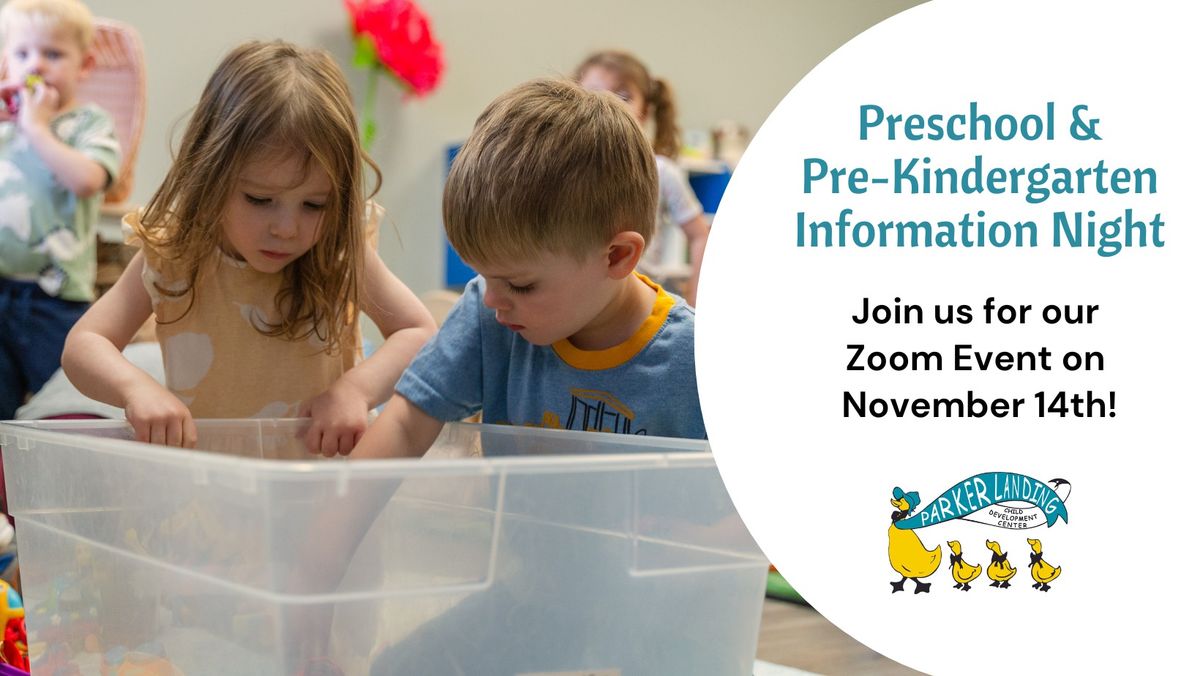 Preschool & Pre-K Information Night!