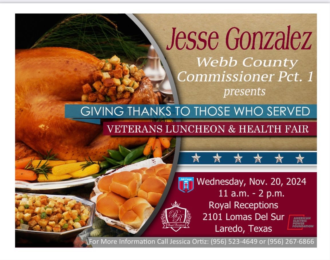 Giving Thanks To Those Who Served Veterans Luncheon & Health Fair