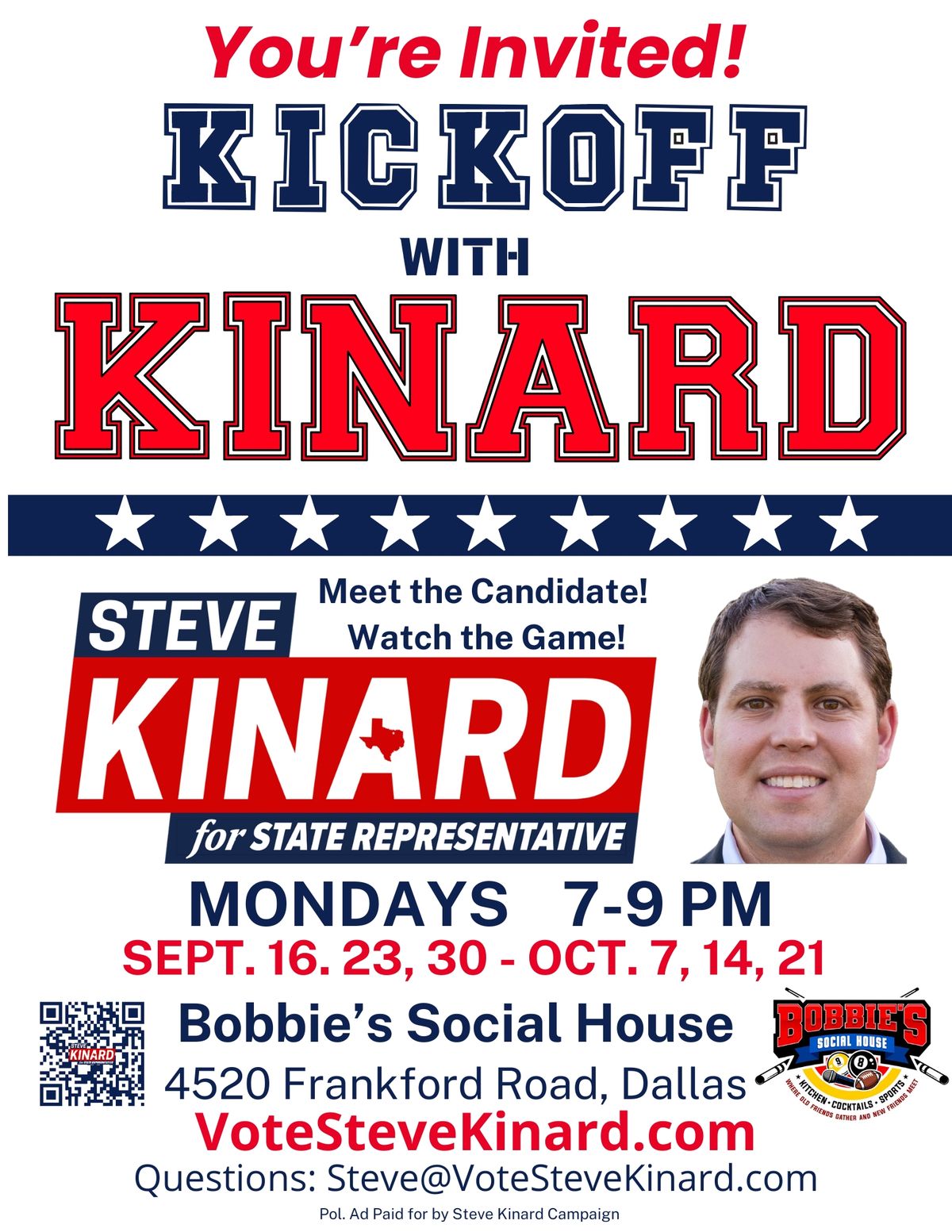 Kickoff with Kinard