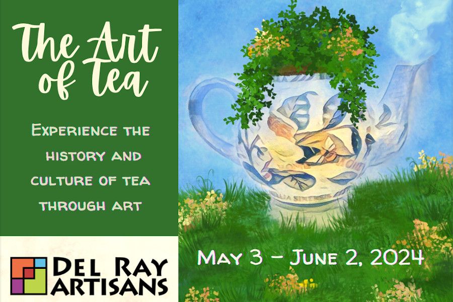 The Art of Tea exhibit at Del Ray Artisans