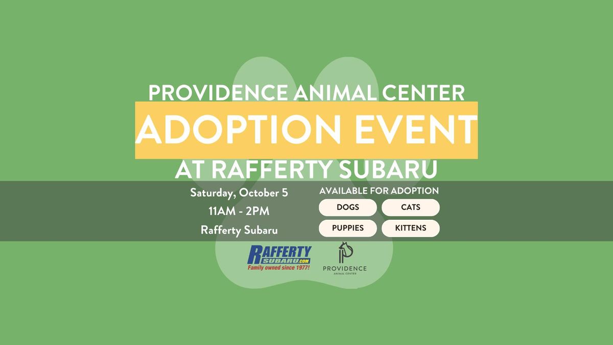 PAC Adoption Event at Rafferty Subaru