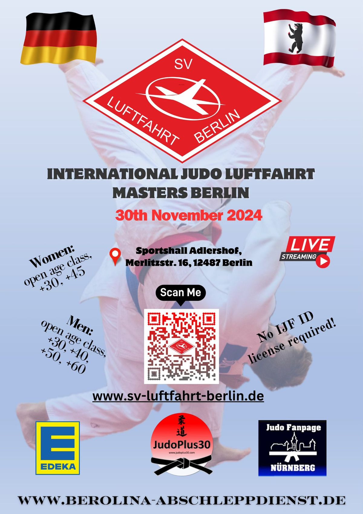 International Judo Luftfahrt Masters Berlin