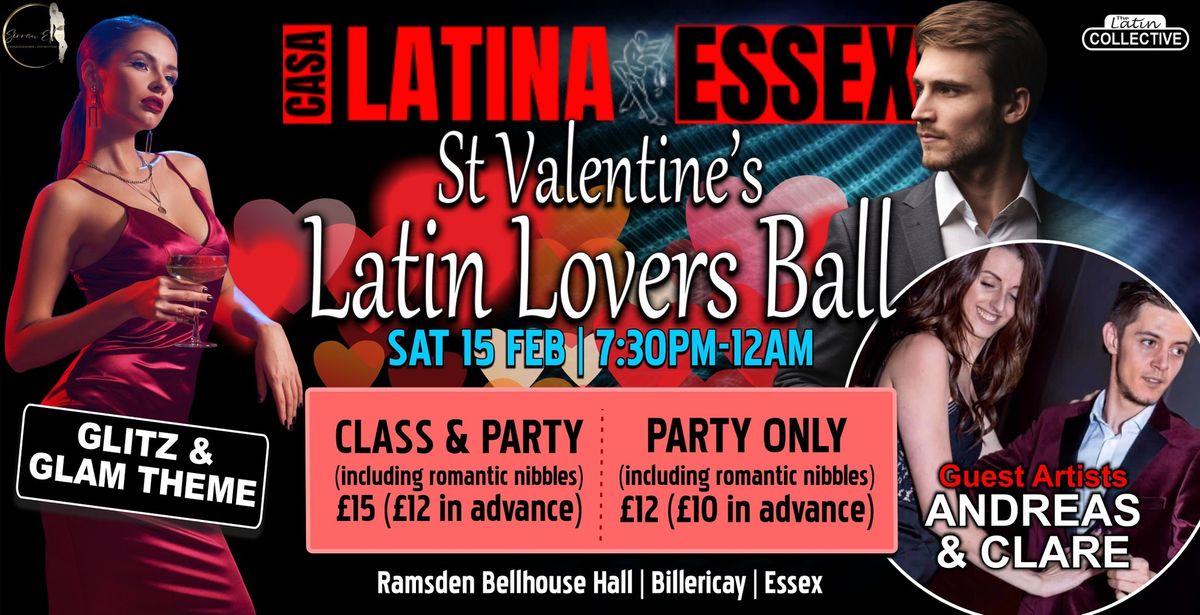 CASA LATINA - Essex Valentine's LATIN LOVERS BALL