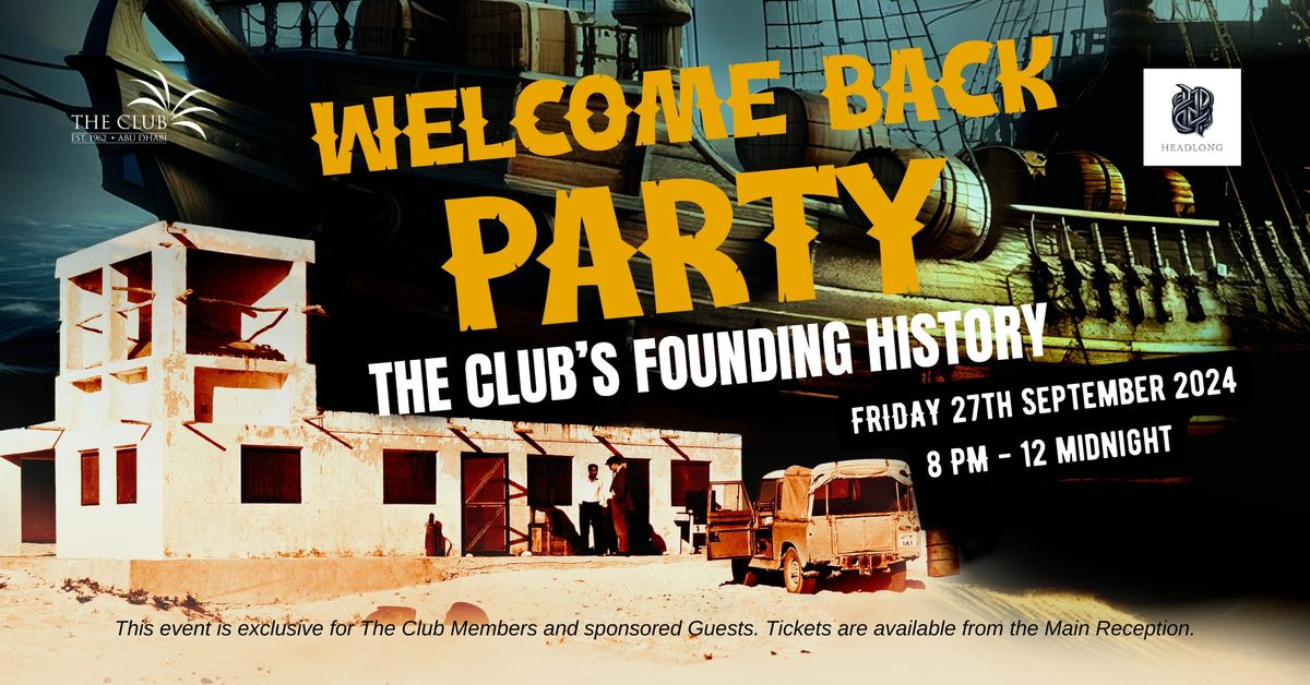 WELCOME BACK PARTY 2024