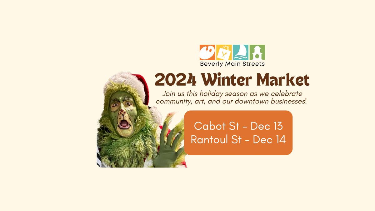 Winter Market \/\/ Downtown Beverly \/\/ Two days!!