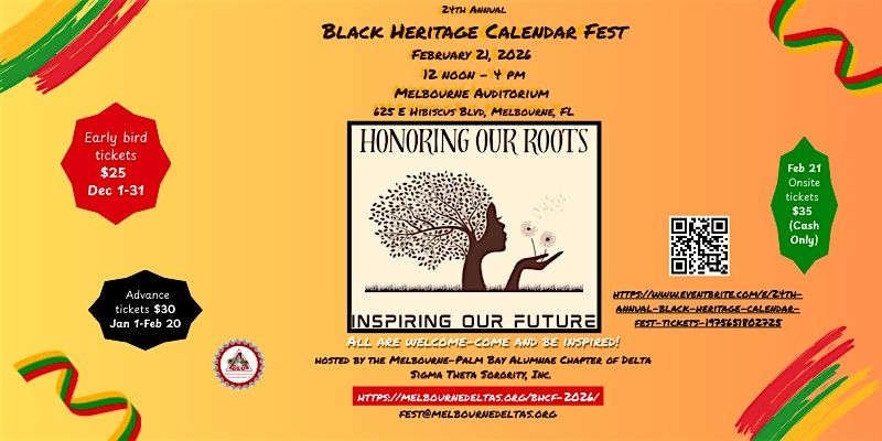 24th Annual Black Heritage Calendar Fest