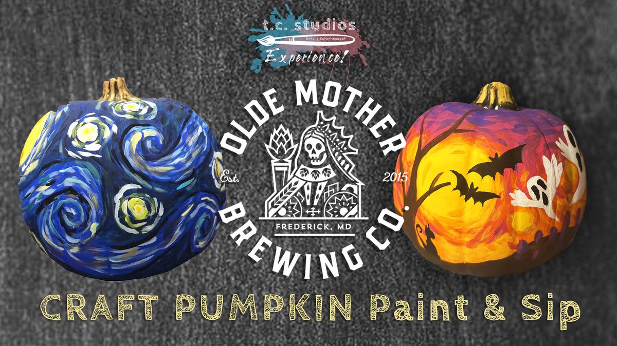 Craft Pumpkin Paint & Sip - Frederick