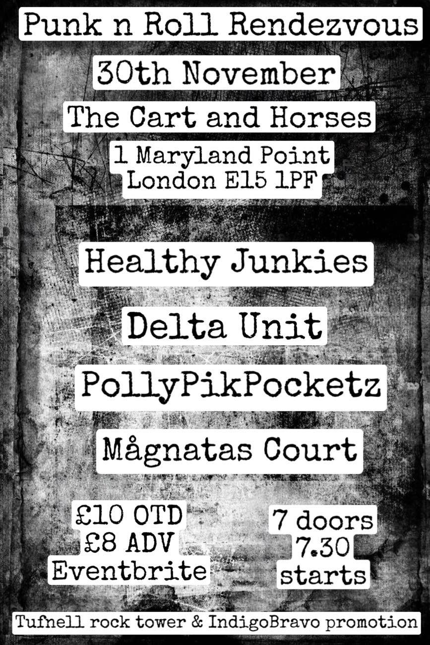 Punk n Roll Rendezvous \/\/ 82 - Healthy Junkies +Pollypikpocketz + Magnatas Court + more