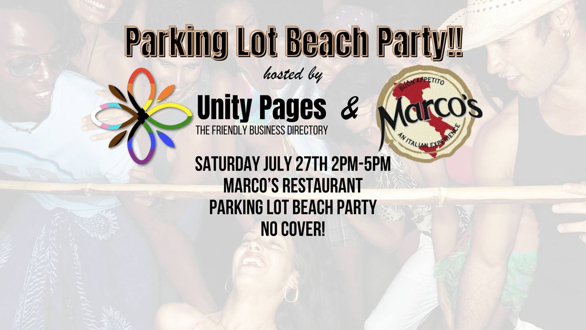 Parking Lot Beach Party!
