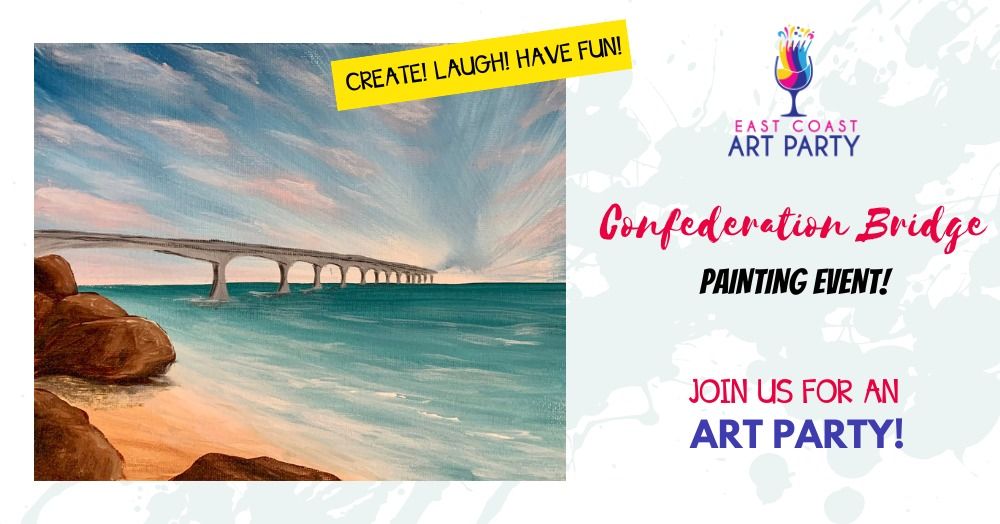 Art Party 0529 - Confederation Bridge - Art Party Studio, Charlottetown