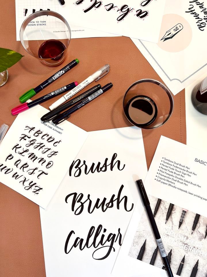 Brush Calligraphy for Beginners Workshop