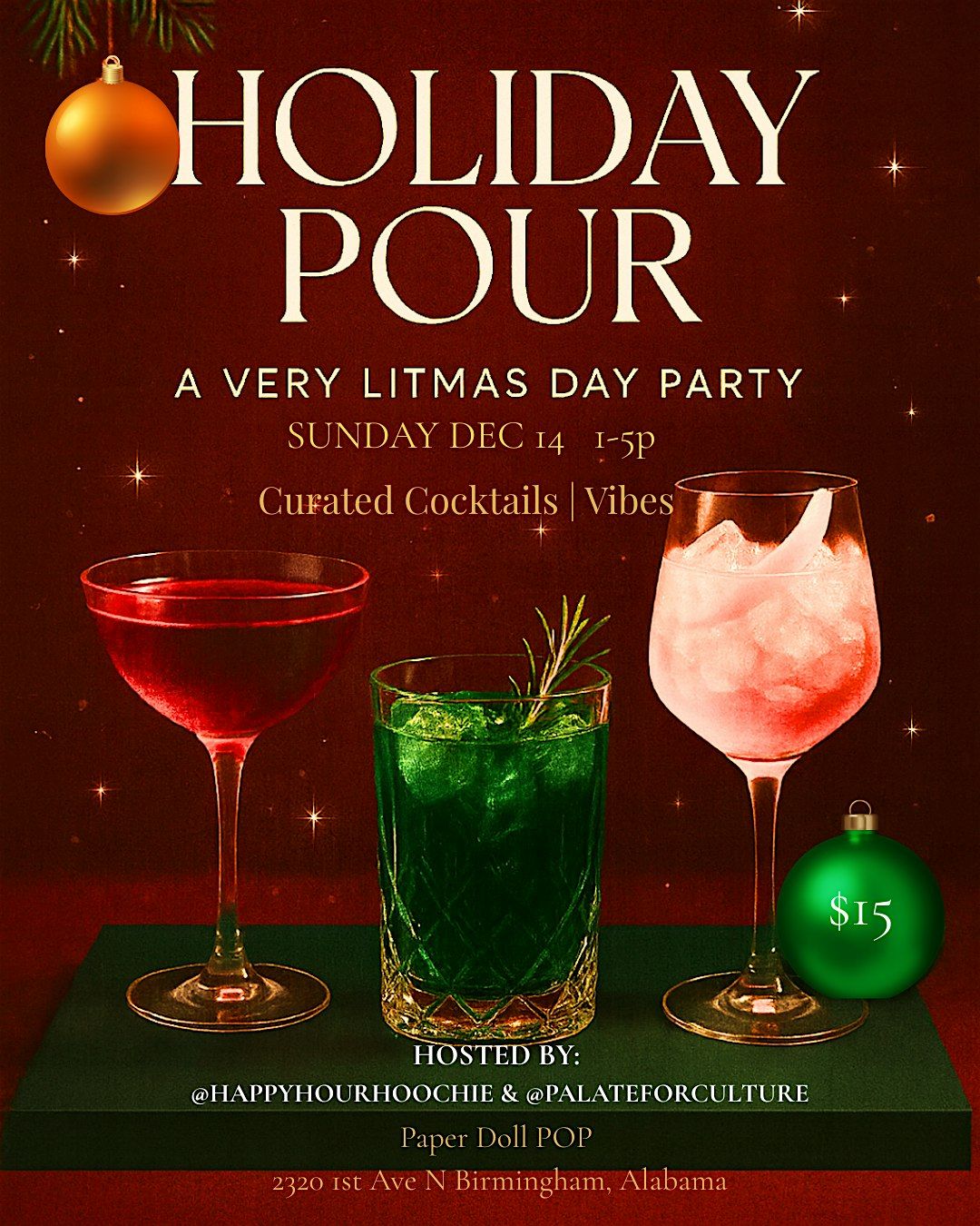 Holiday Pour: A Very Litmas Day Party