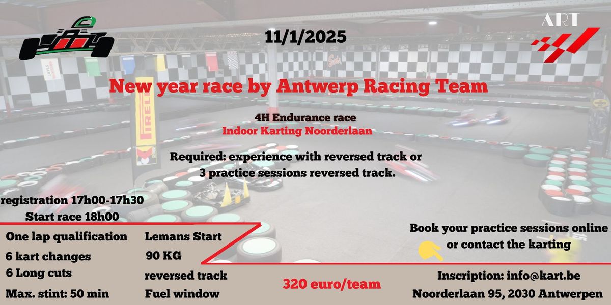 New Years race by Antwerp Racing Team