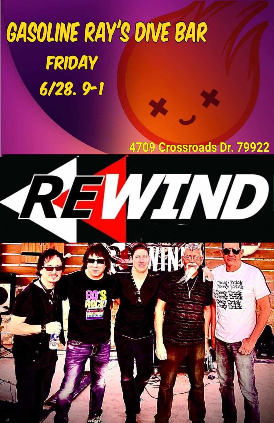 REWIND Debut  at Gasoline Ray's Dive Bar